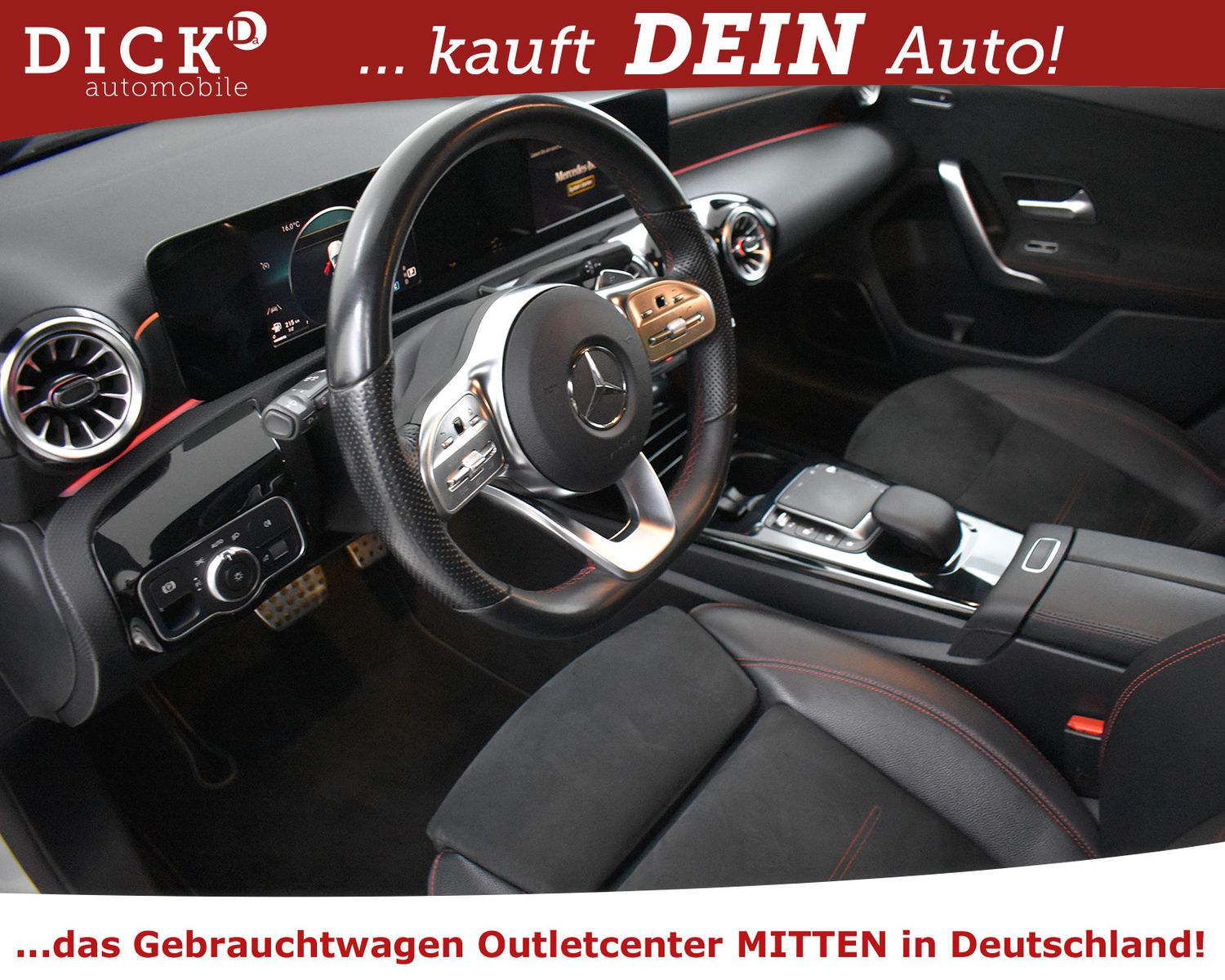 MERCEDES-BENZ A 200d 8G 2X AMG Line NIGHT+BURMES+LED+KAMER+18" - Image 12