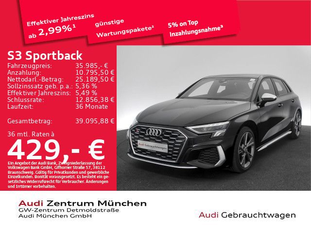 AUDI S3 Sportback TFSI S tronic Pano/ACC/Virtual/Navi