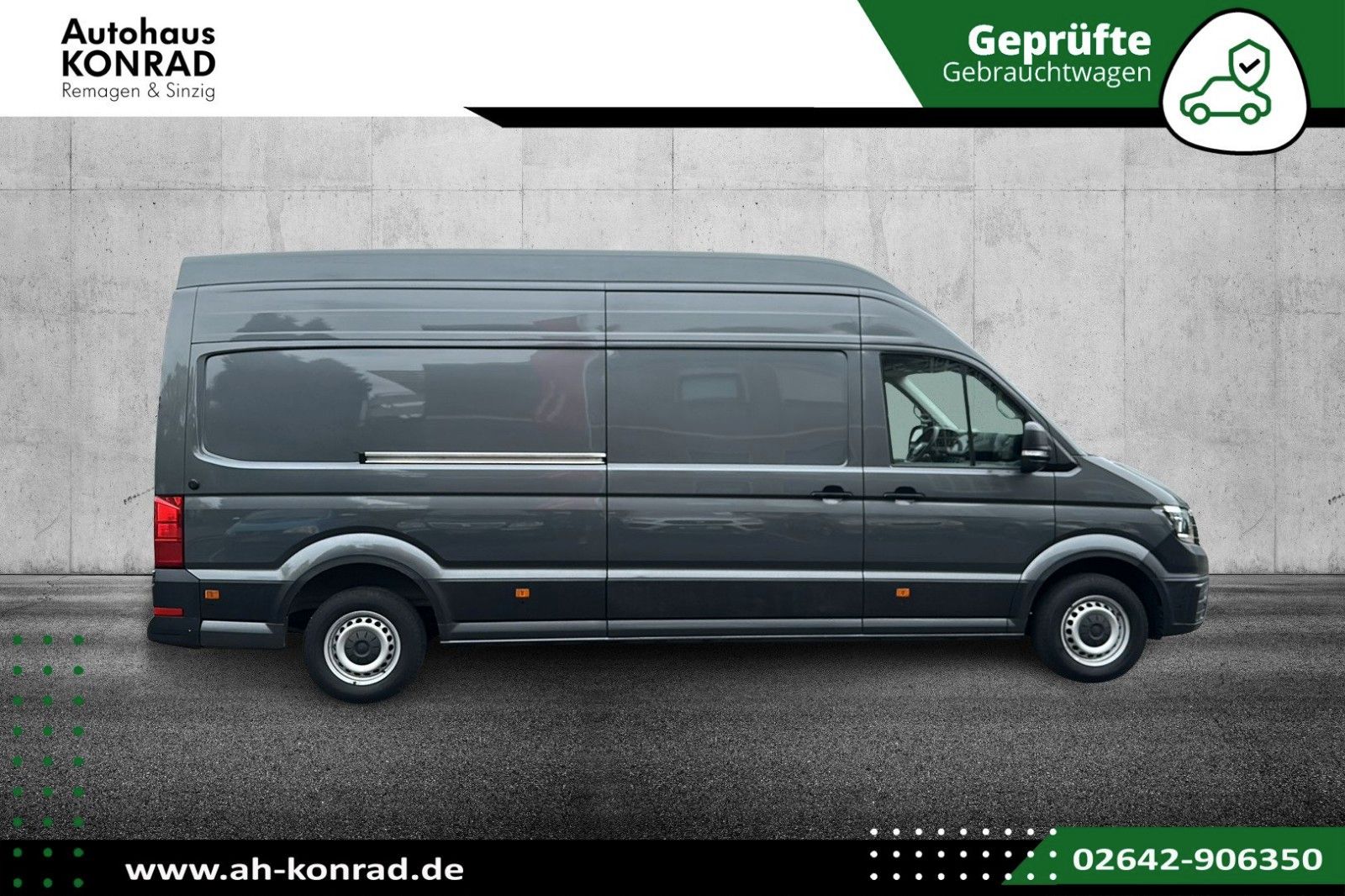Fahrzeugabbildung Volkswagen Crafter Kasten Kasten 35 lang Superhochdach FWD