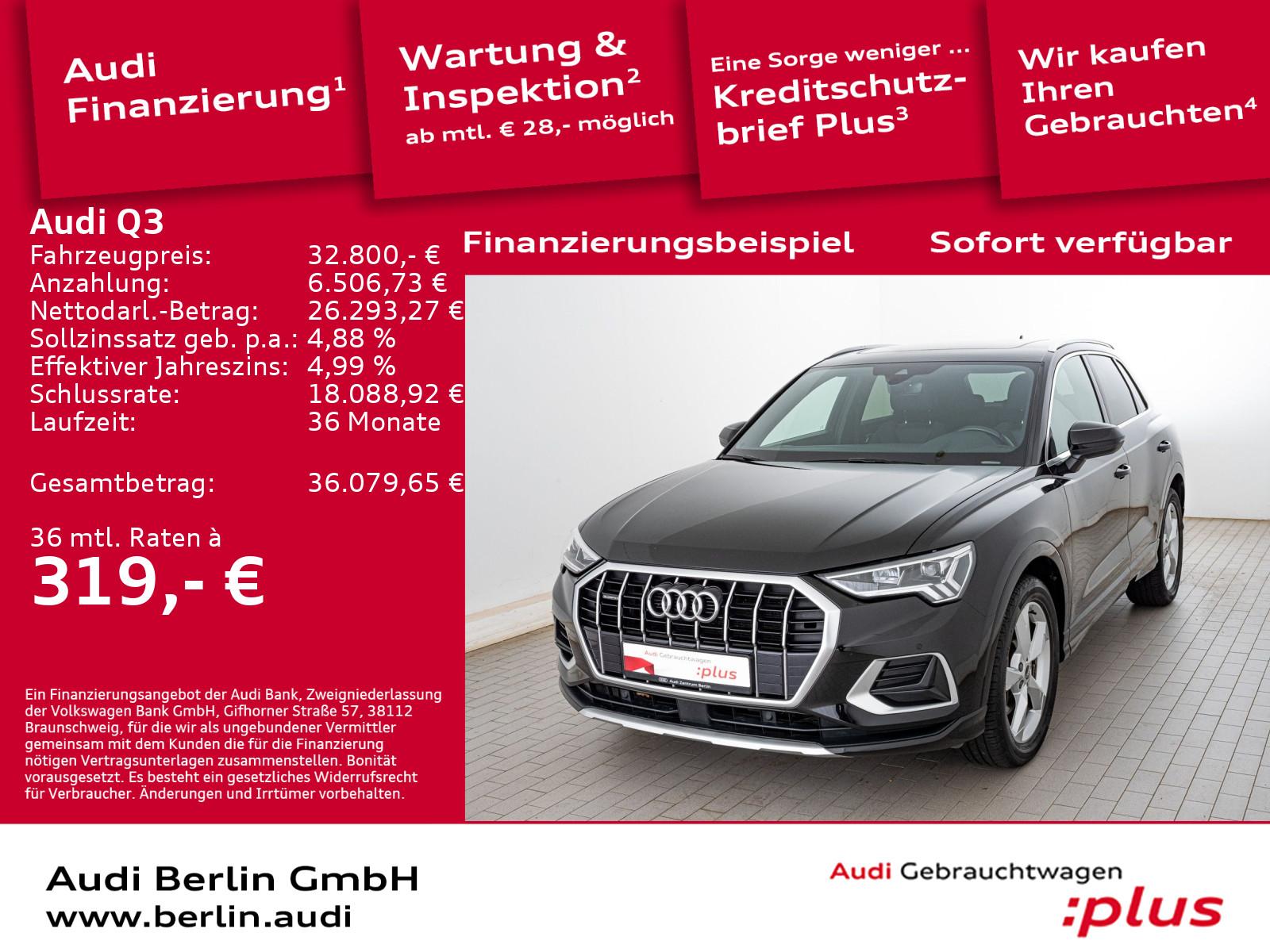 Audi Q3 advanced 40 TFSI qu. S tr. STDHZG LED NAVI PA