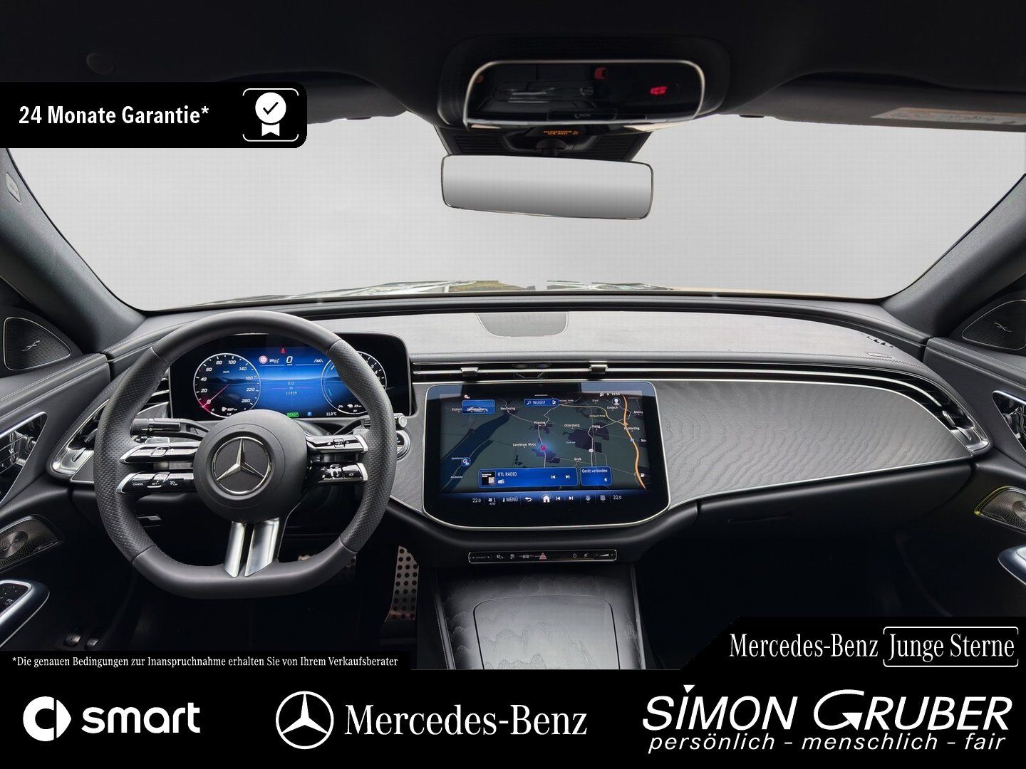 Fahrzeugabbildung Mercedes-Benz E 400 e 4M AMG Leder Digital Light Burm 4D 360