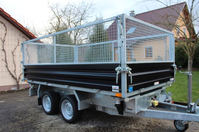 Humbaur HTK 3000.31*3-Seitenkipper/BW-Stahl/Stahlgitter*