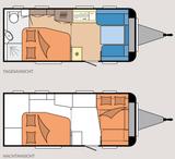 Hobby Excellent 495 WFB / Mover / iNet /1800kg/TV vorb - Hobby Excellent 495