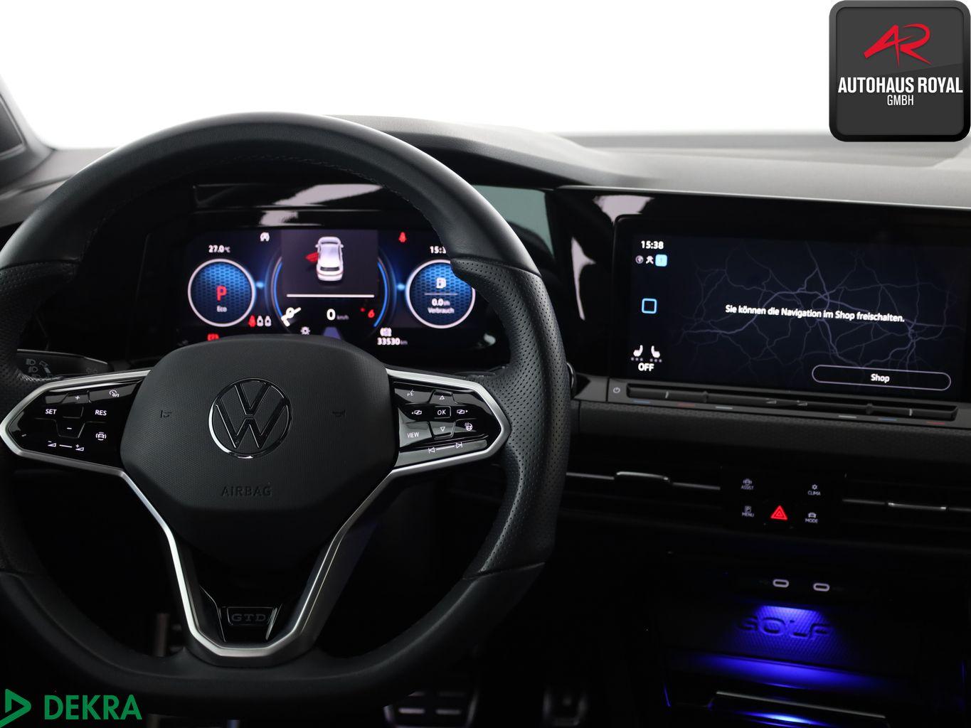 Volkswagen Golf VIII 2.0 TDI GTD CARPLAY,SPURHALTE,1.HAND, миниатюра 15