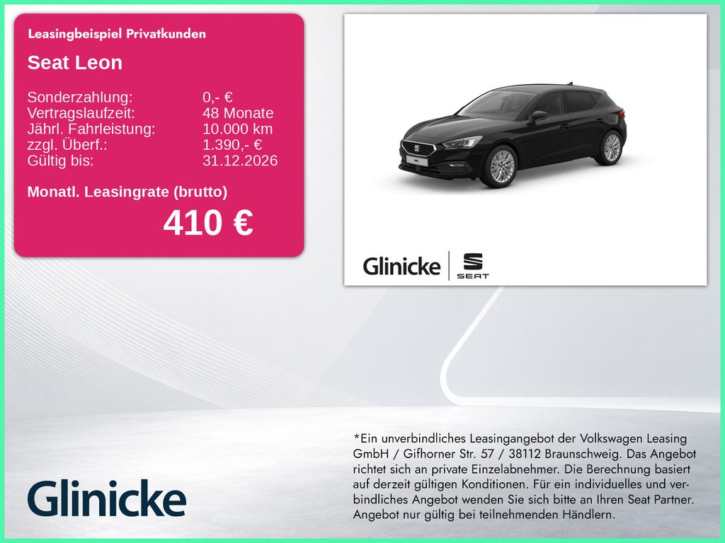Leon Road Edition 1.5 e-HYBRID 150 kW DSG