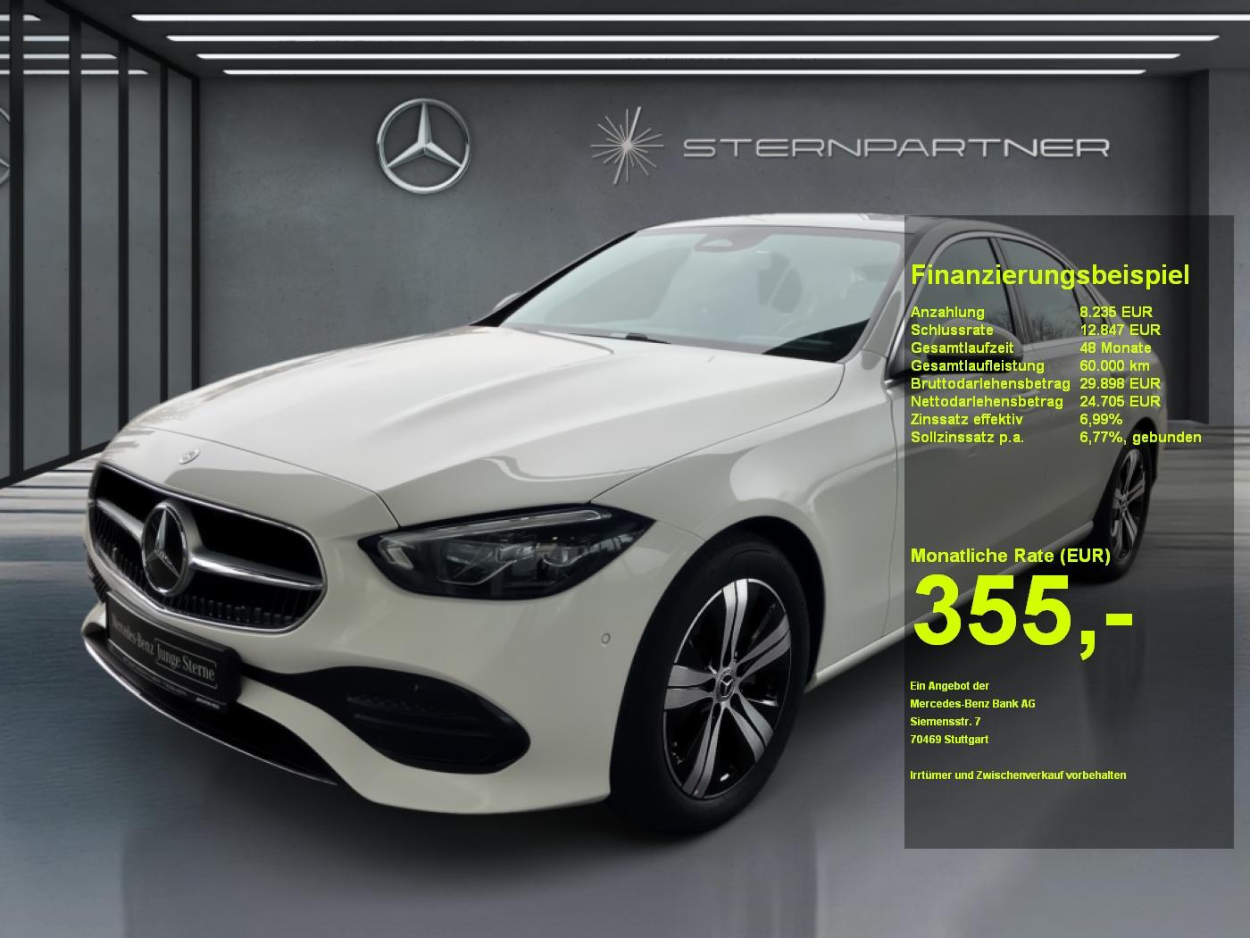 Mercedes-Benz C 180 AVANTGARDE+KAMERA+MBUX+AMBIENTE