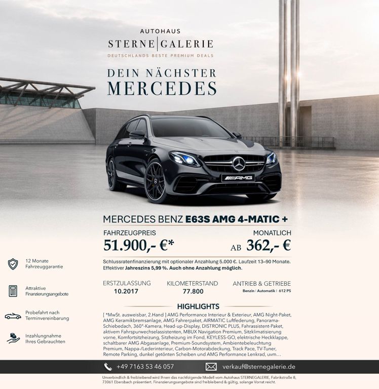 Image of Mercedes-Benz E 63 AMG