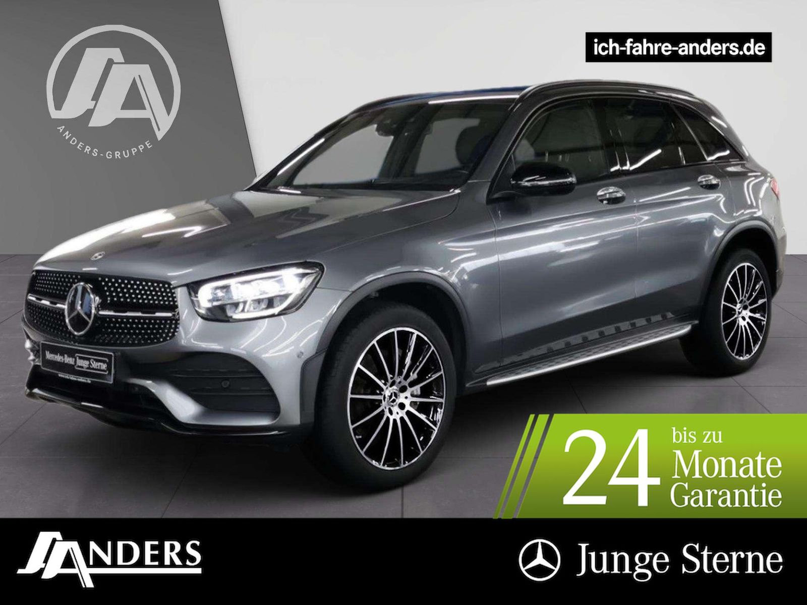 MERCEDES-BENZ GLC 300 de 4M AMG+Distr+Sound+AHK+Pano+Night+360