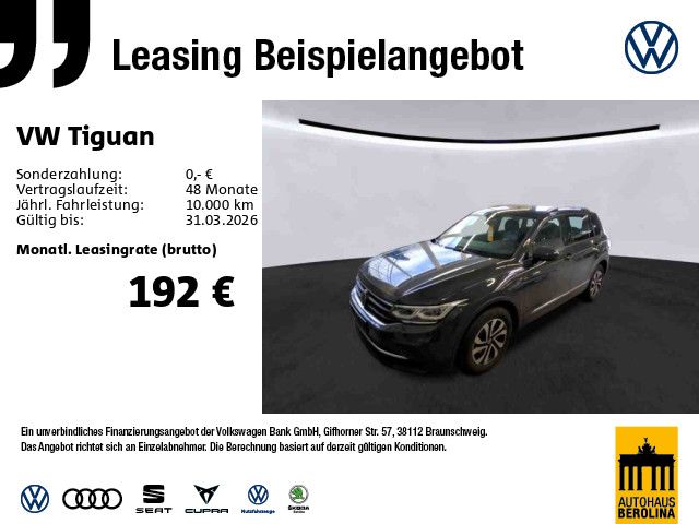 Volkswagen Tiguan 1.4 eHybrid Active DSG *IQ-MATRIX*AHK*