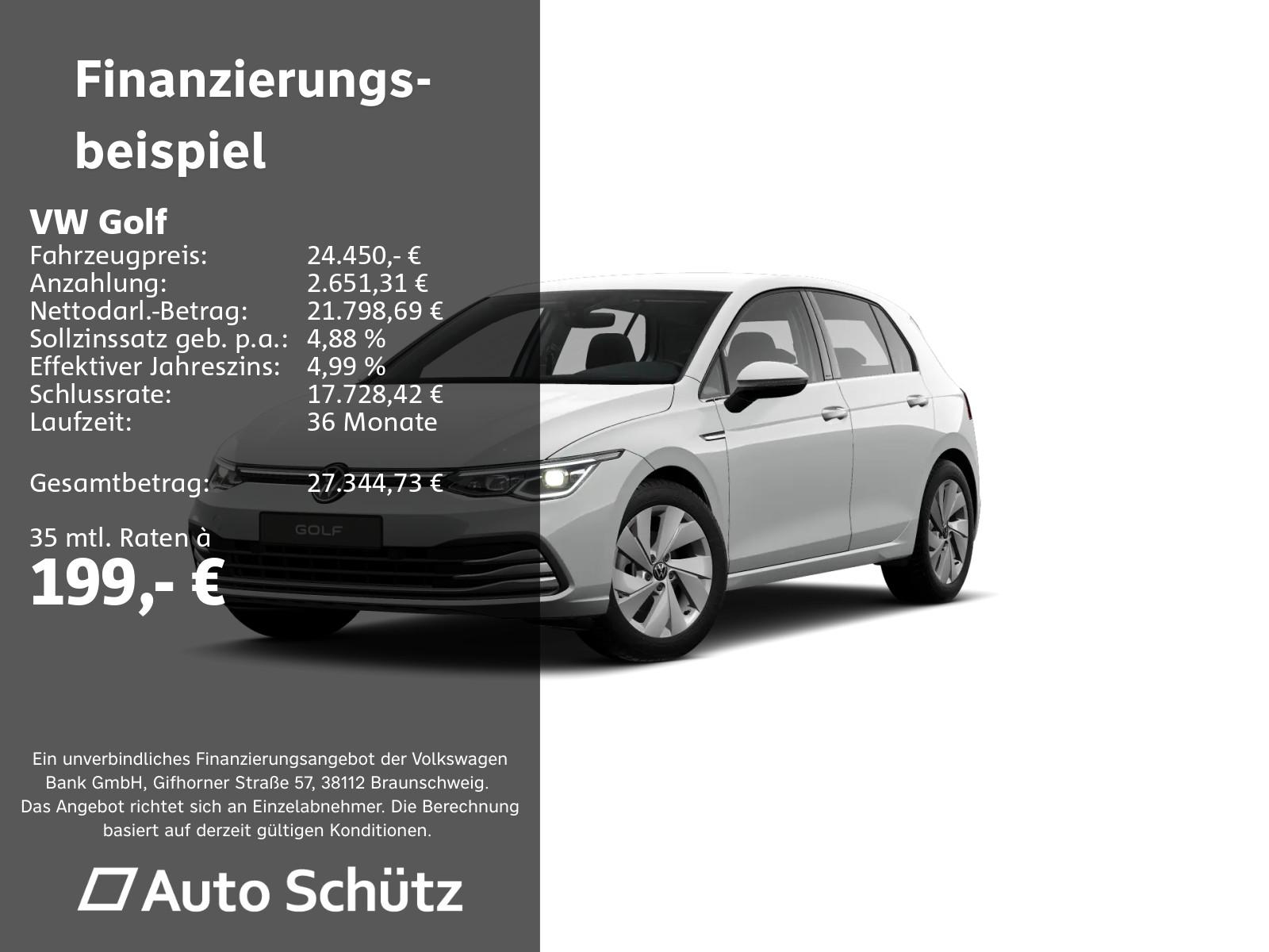 Volkswagen Golf VIII 1.5 eTSI+DSG+NAVI+RFK+LED+ACC+SHZ