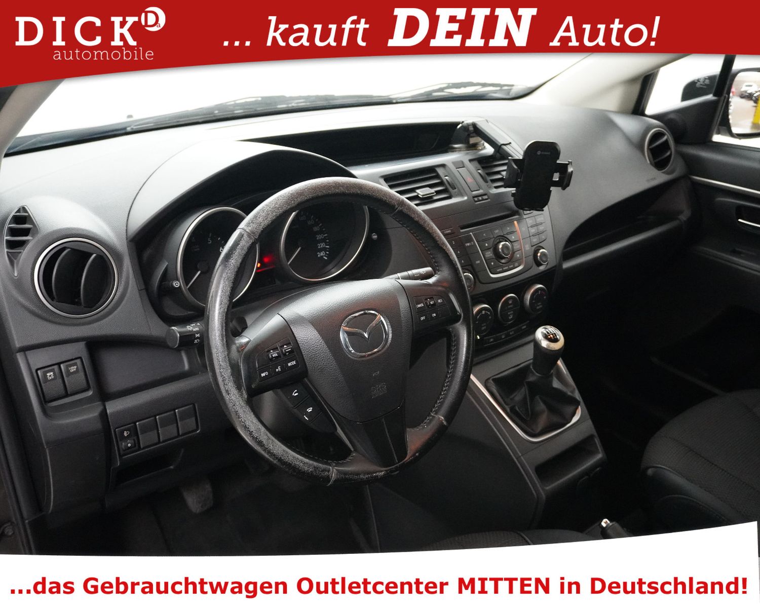Fahrzeugabbildung Mazda 5 2.2 Sendo >GEPFLEGT+7-SITZ+KLIMA+SHZ+TEMP+PDC+