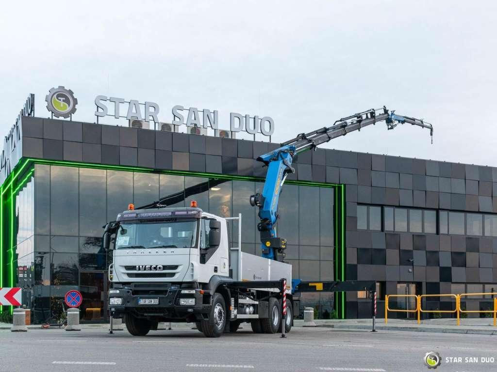 Iveco  TRAKKER 410 6x4 PALFINGER PK 36002 Fly Jib Cran