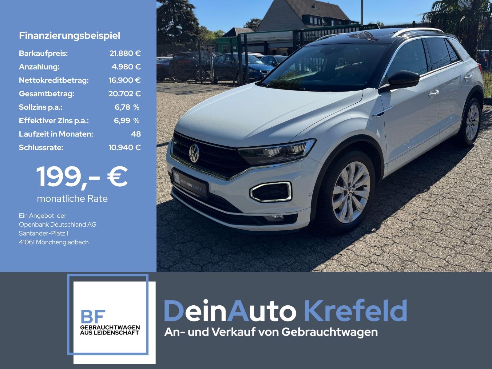 Volkswagen T-Roc 1.5 TSI DSG Sport R-Line Pano, LED, Leder