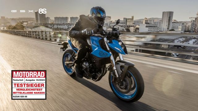 Suzuki GSX-8S MOTORRAD TESTSIEGER*