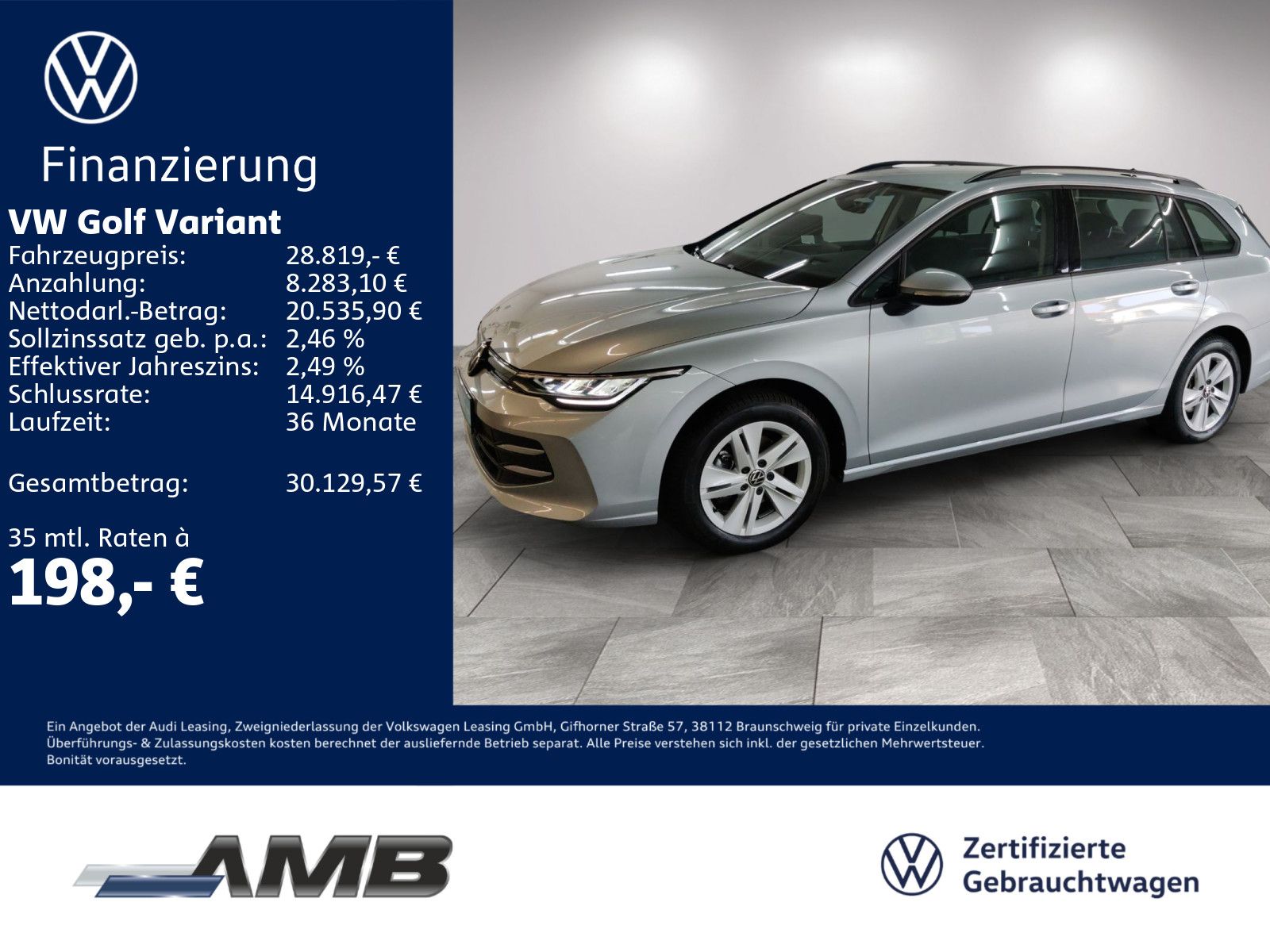 Volkswagen Golf Variant Life 1.5 TSI AHK Standhzg 03.30Gara foto 1