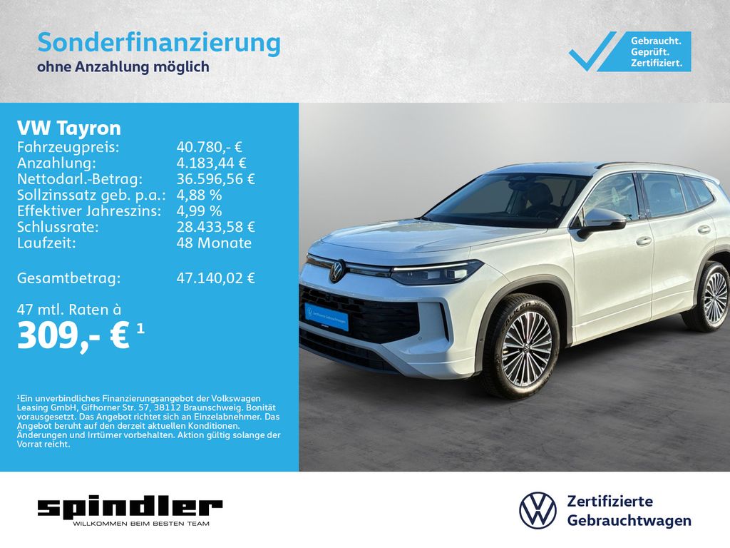 Tayron Life 2.0 TDI 4M DSG / HD-Matrix, 7-Sitze