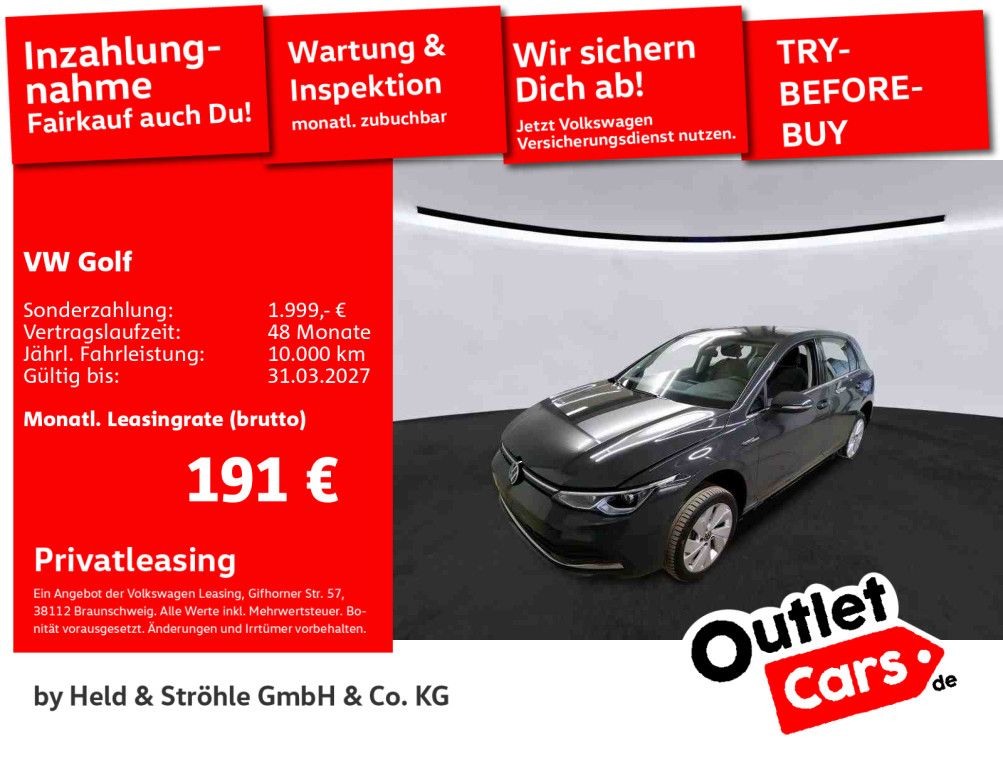Golf 8 Style 2.0 TSI DSG LED+ NAVI R-KAM ACC SHZ