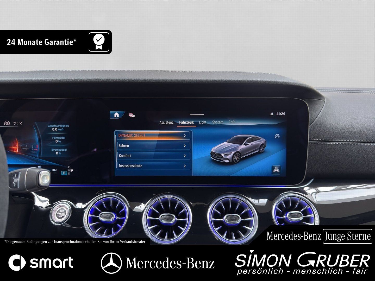 Fahrzeugabbildung Mercedes-Benz GT 63 SE Performance HAL Massage Pano Burm Nappa