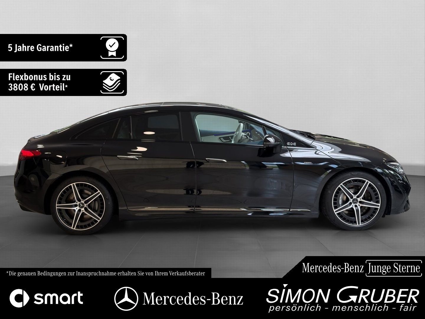Fahrzeugabbildung Mercedes-Benz EQE 43 4M AMG Massage Sitzklima Pano AHK Mod 25