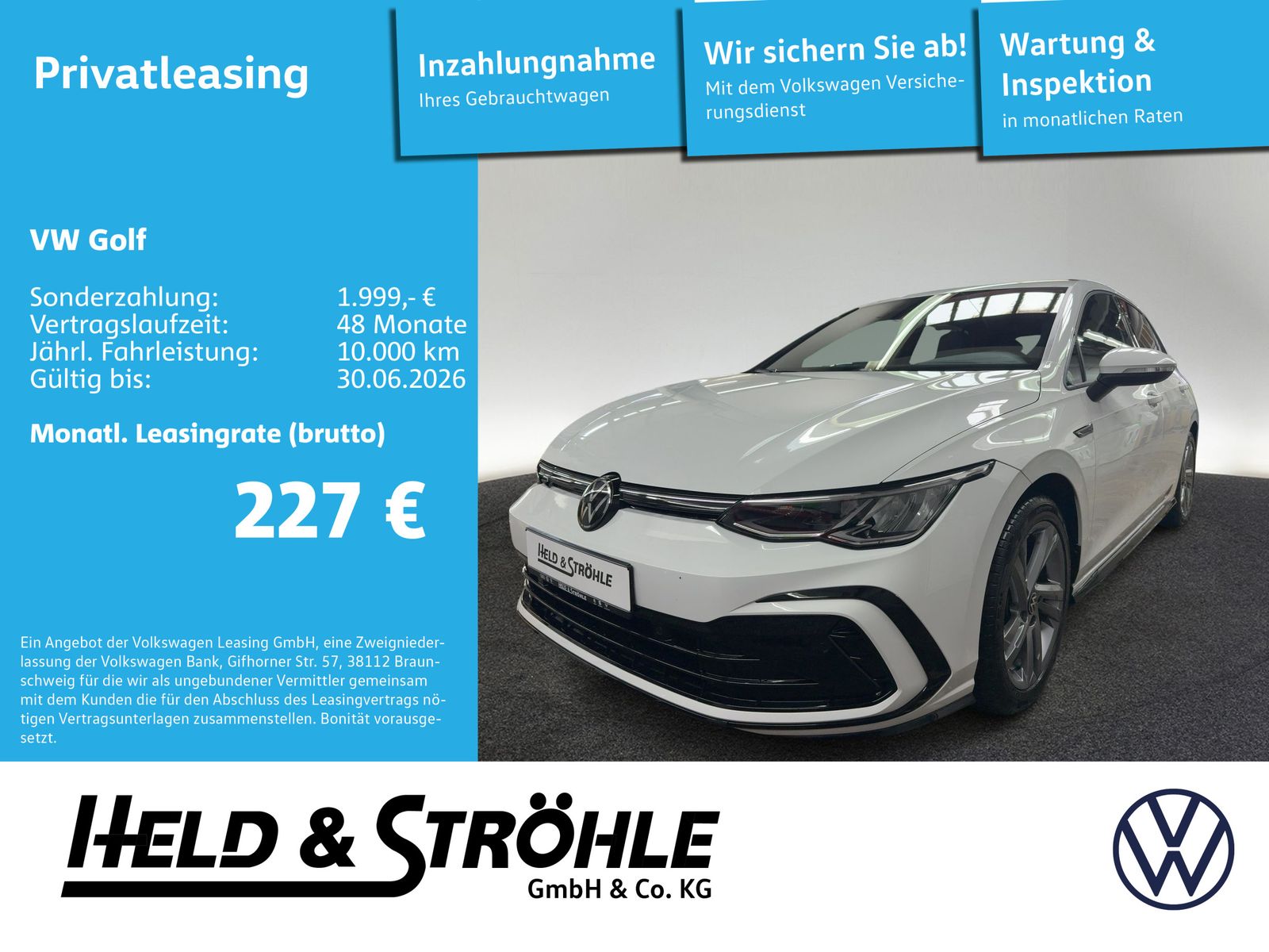 Volkswagen Golf 8 R-LINE 1.5 TSI LED NAV KAM TRAVEL SHZ 17"