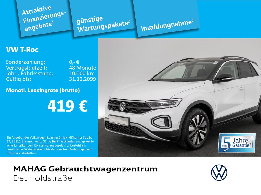 Volkswagen T-ROC 1.5 eTSI GOAL APP LED+ ACC DigCockpitPro D