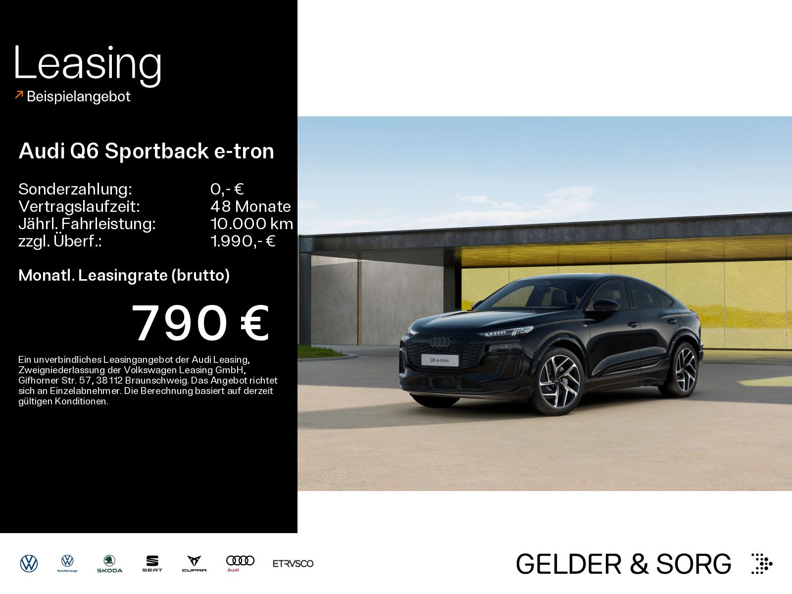 Audi Q6 Sportback e-tron qu. s-line *AHK*Air*Pano*B&O