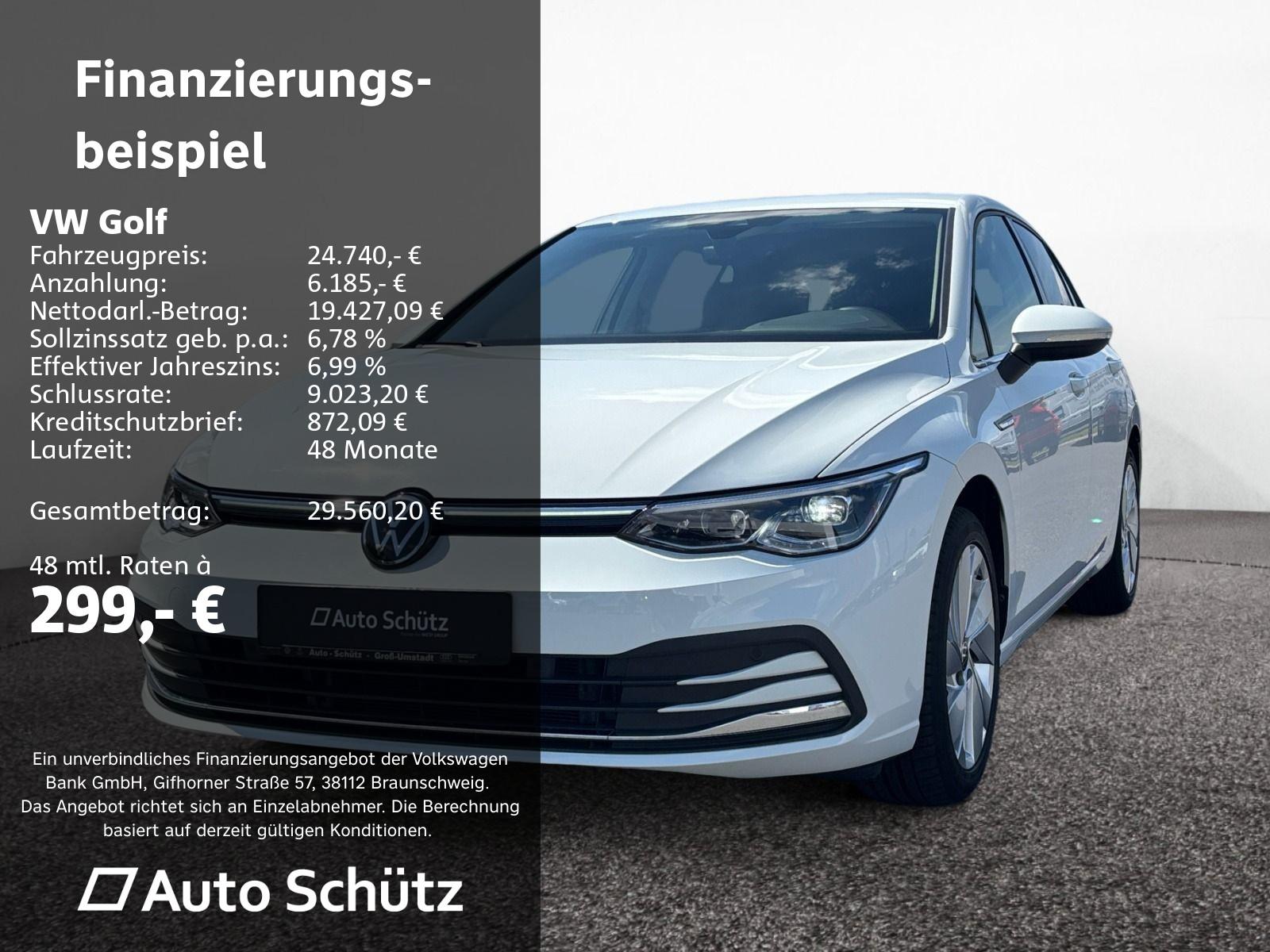 Volkswagen Golf VIII 1.5 eTSI Style+DSG+NAVI+RFK+LED+PDC+SH