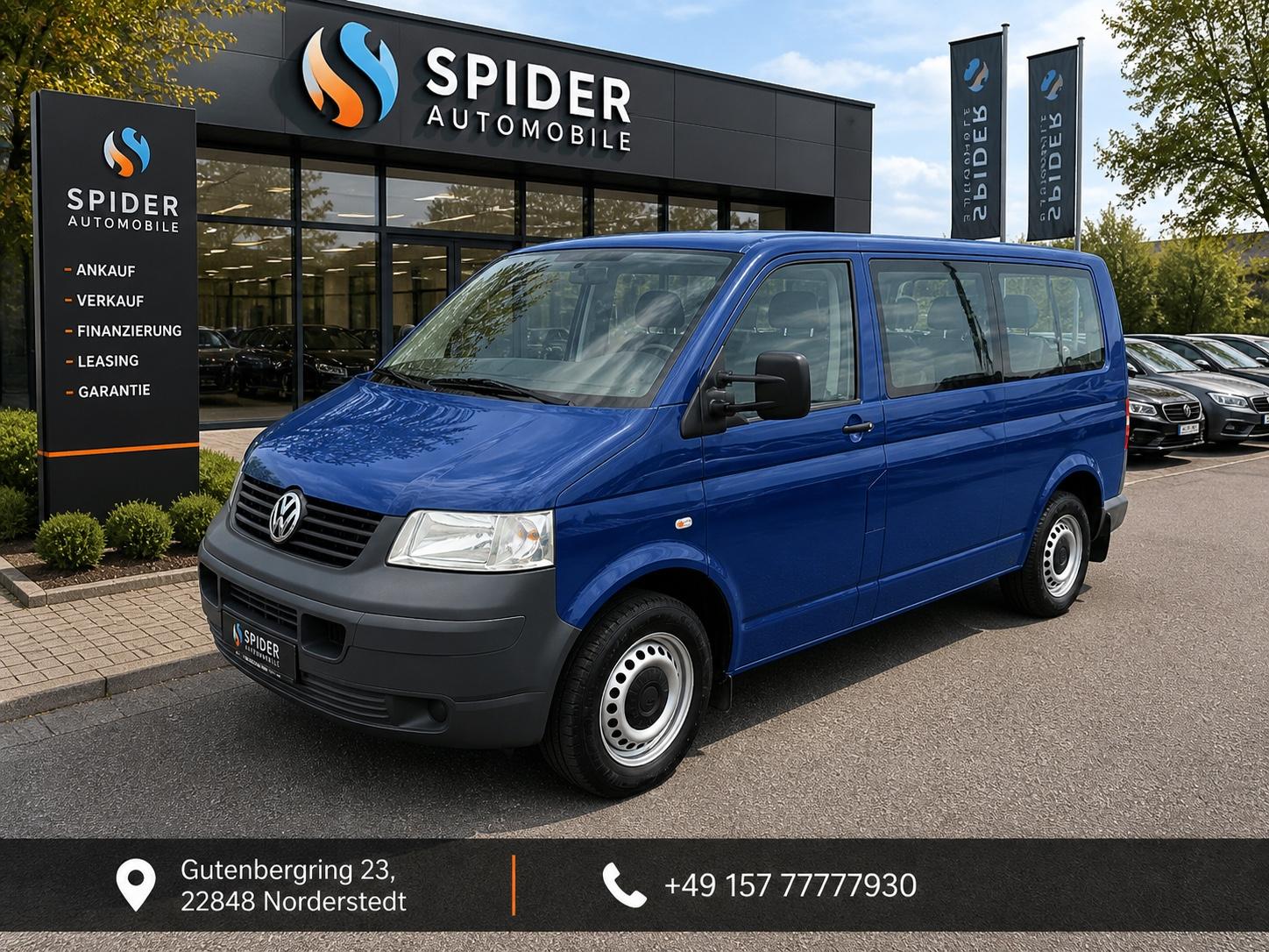 Volkswagen T5 Transporter Kasten-Kombi lang 8 Sitze TÜV AC