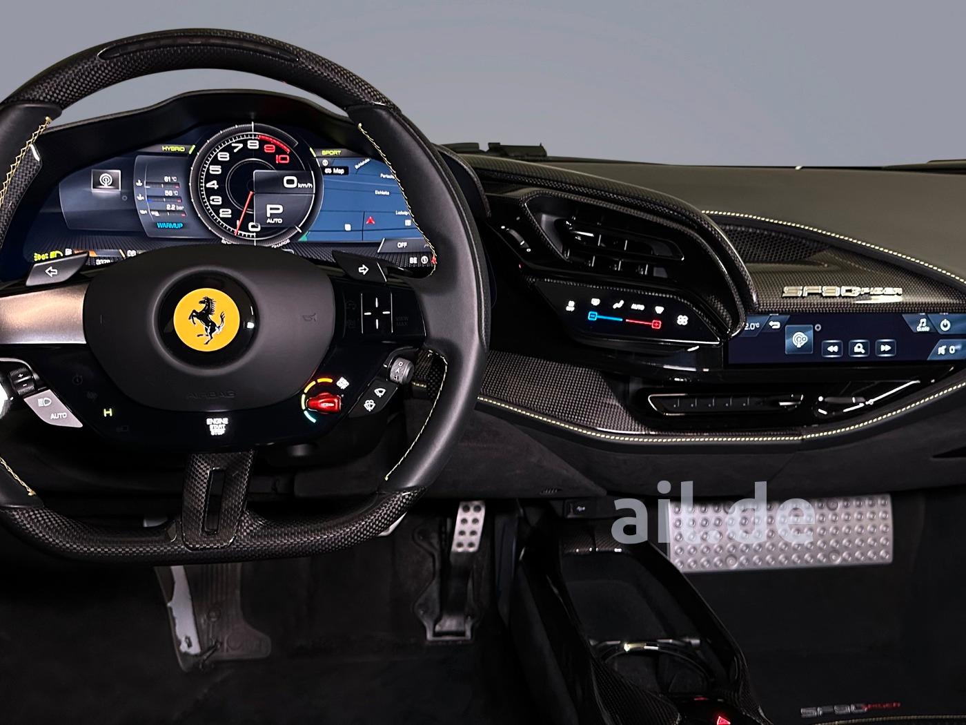Ferrari SF90 Spider Nero Opaco Carbon PACK Racing Seat