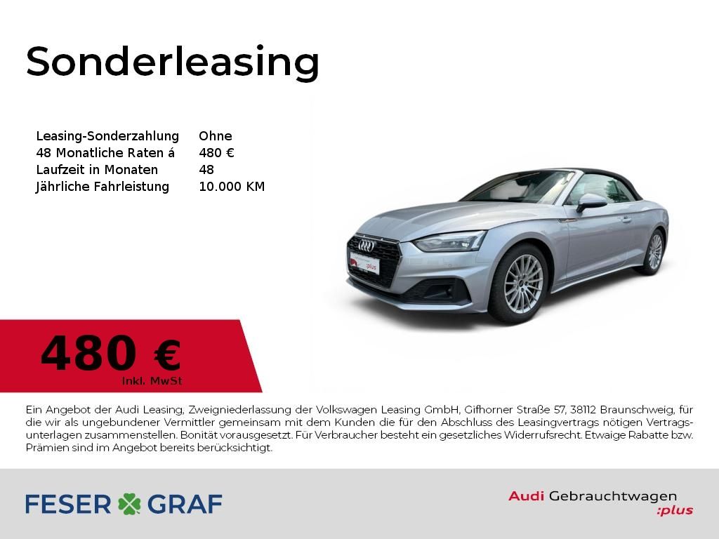 Audi A5 Cabriolet 40TFSI S tronic Navi/Kamera/SHZ/Car