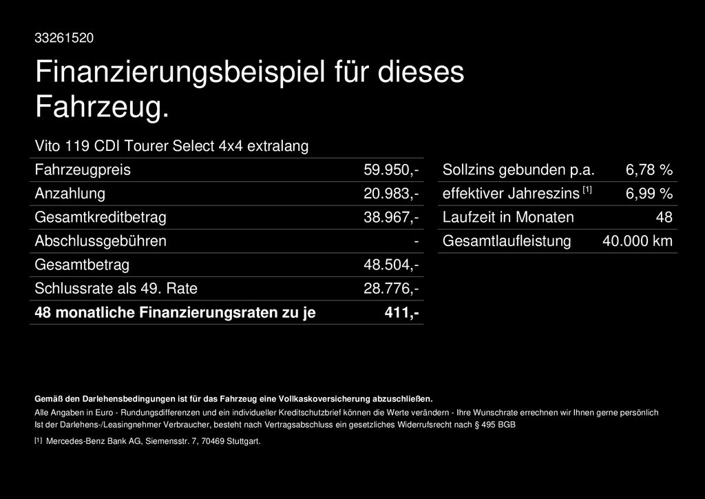 Mercedes-Benz Vito 119 CDI Tourer Select 4x4 XL Standhzg 360° imagem 2