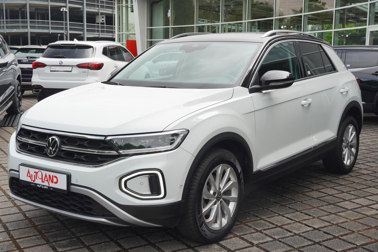 Volkswagen T-Roc 1.0 TSI Style IQ-Light Navi Teilleder ACC, миниатюра 2