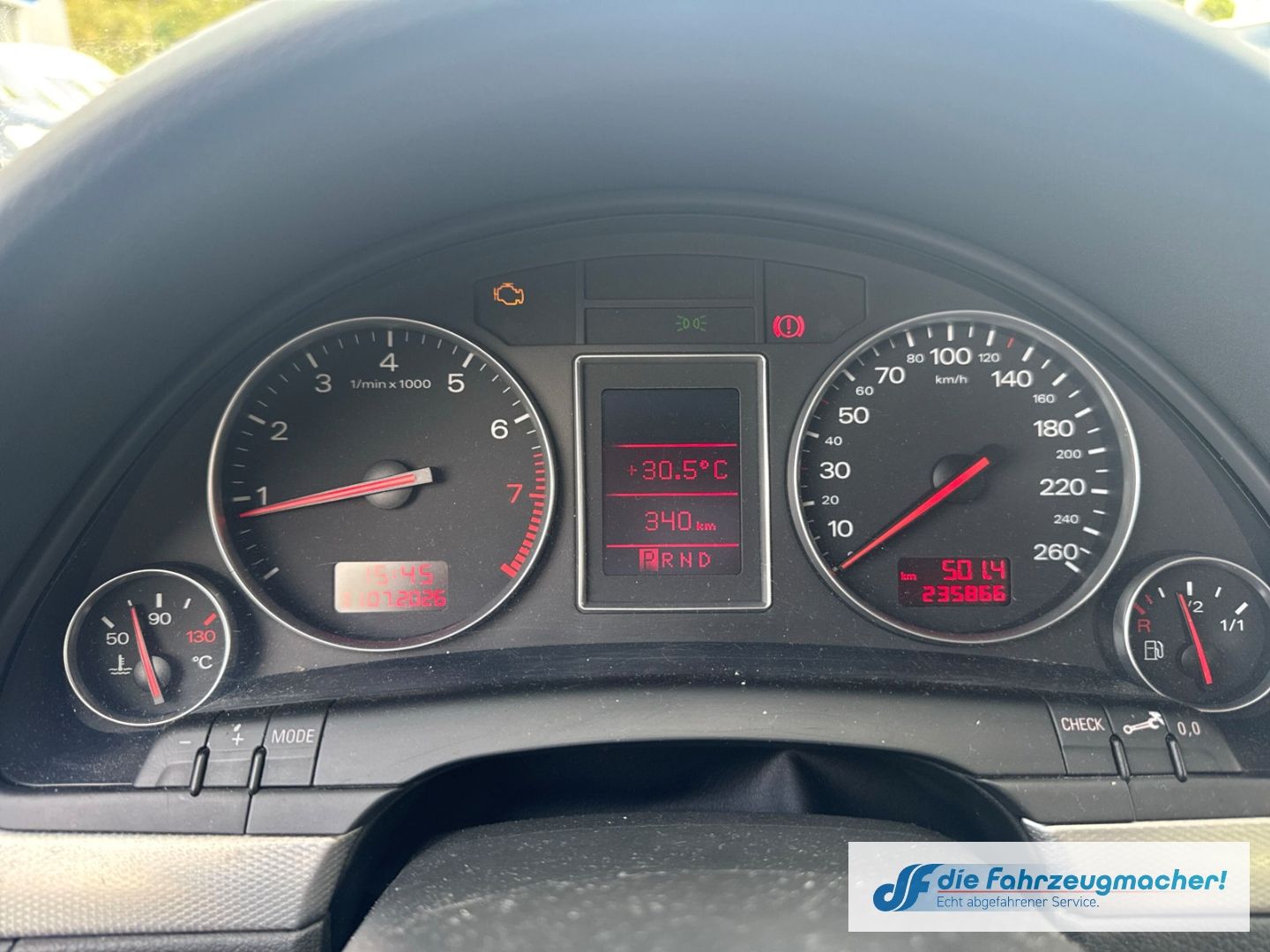 Fahrzeugabbildung Audi A4 2.0 Klimaautom Alu el.SP Spieg. *EXPORT