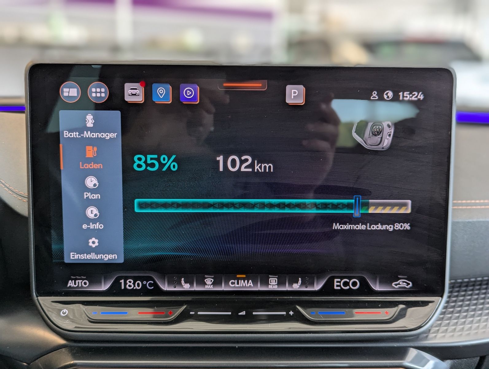 Fahrzeugabbildung CUPRA Leon 1.5 eHybrid Matrix Edge-Intelligent SoH100%