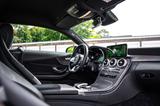 Mercedes-Benz C 200 Autom. - Burmester - mit Benzin-Antrieb: Coupe, Grau, Dachreling