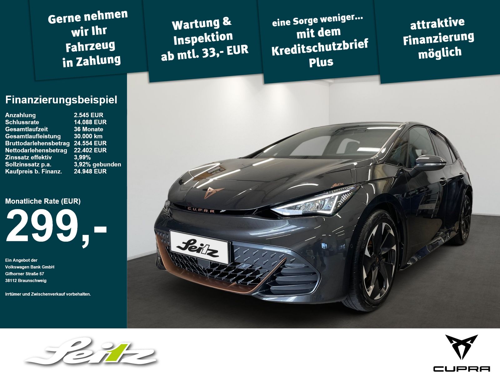 Cupra Born *HEAD-UP*PANO*KAMERA*NAVI*LED*