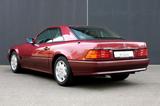 Mercedes-Benz SL500 Almandinrotmet. Deutsches Fahrzeug - gebrauchte Mercedes-Benz SL 500 aus dem Jahr 1992