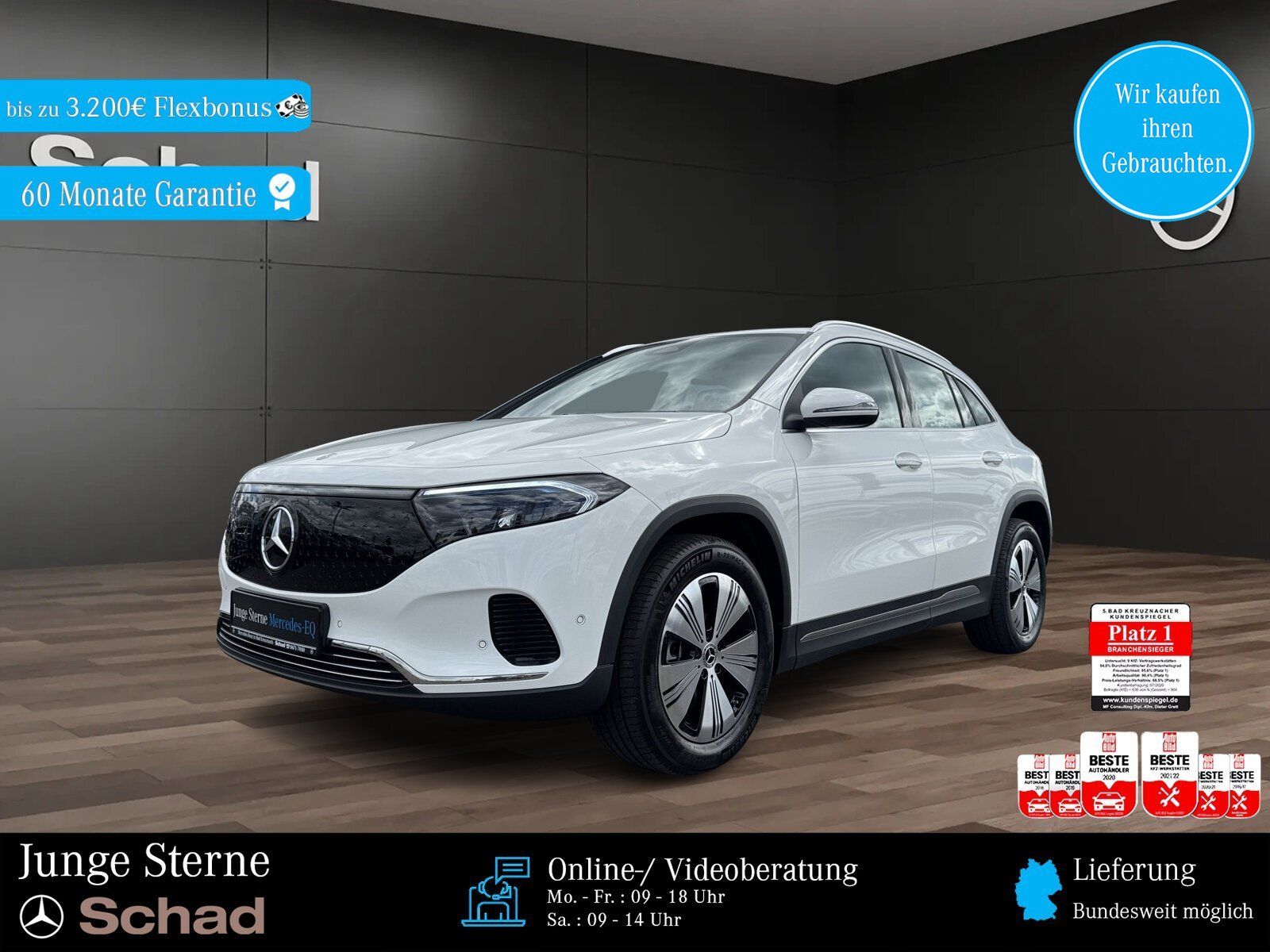 MERCEDES-BENZ EQA 250+ PROGR. NAVI+AHK+DISTR+LED+KAMERA+EASY-P