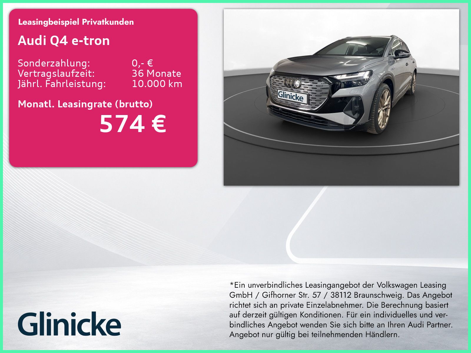Audi Q4 e-tron 50 qu. Edition One AHK Pano Matrix LM 