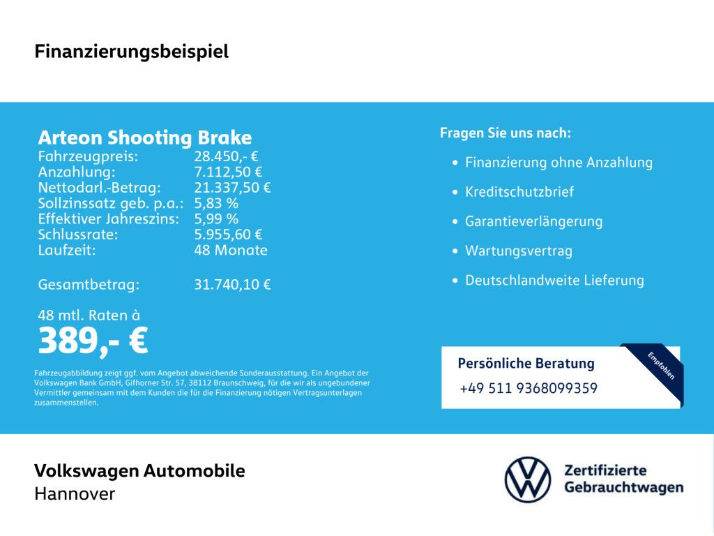 Volkswagen Arteon Shooting Brake 2.0 TSI DSG R-Line DCC AHK foto 2