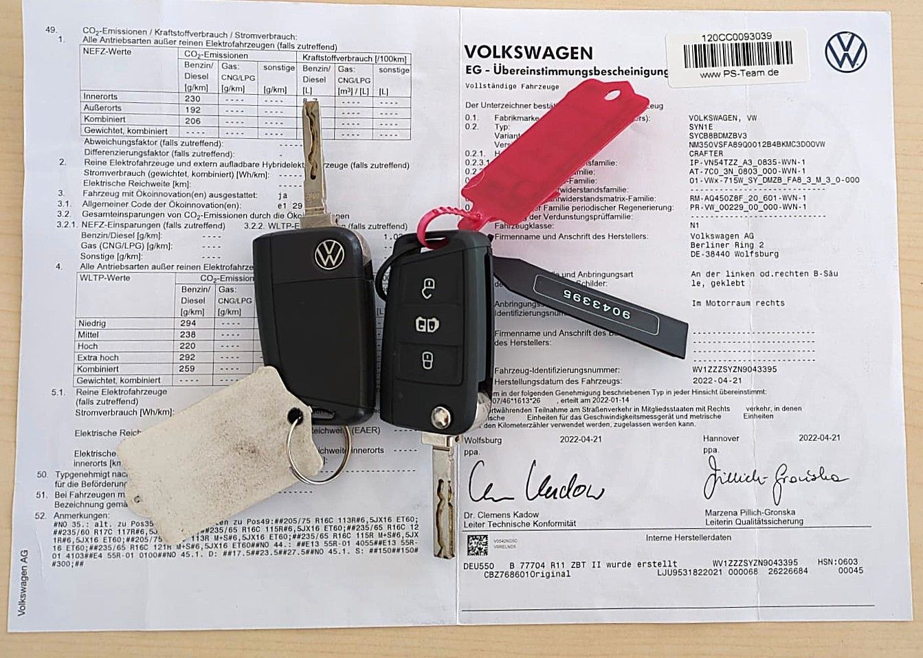 Fahrzeugabbildung Volkswagen Crafter Kasten AUT. L4H2 KLIMA SITZHZG ACC NAVI