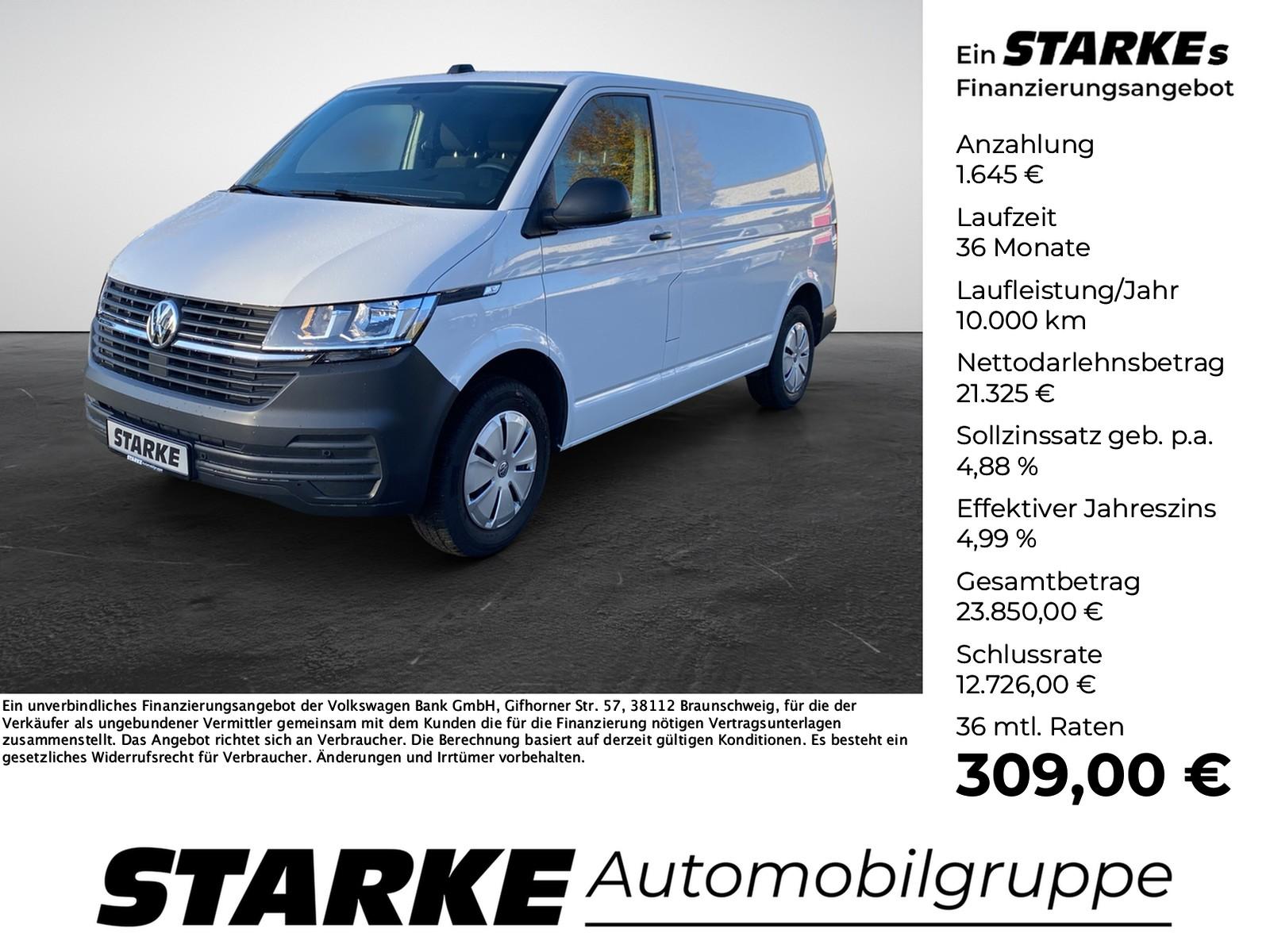 Volkswagen T6 Transporter T6.1 2.0 TDI Kasten  Navi PDC Kli