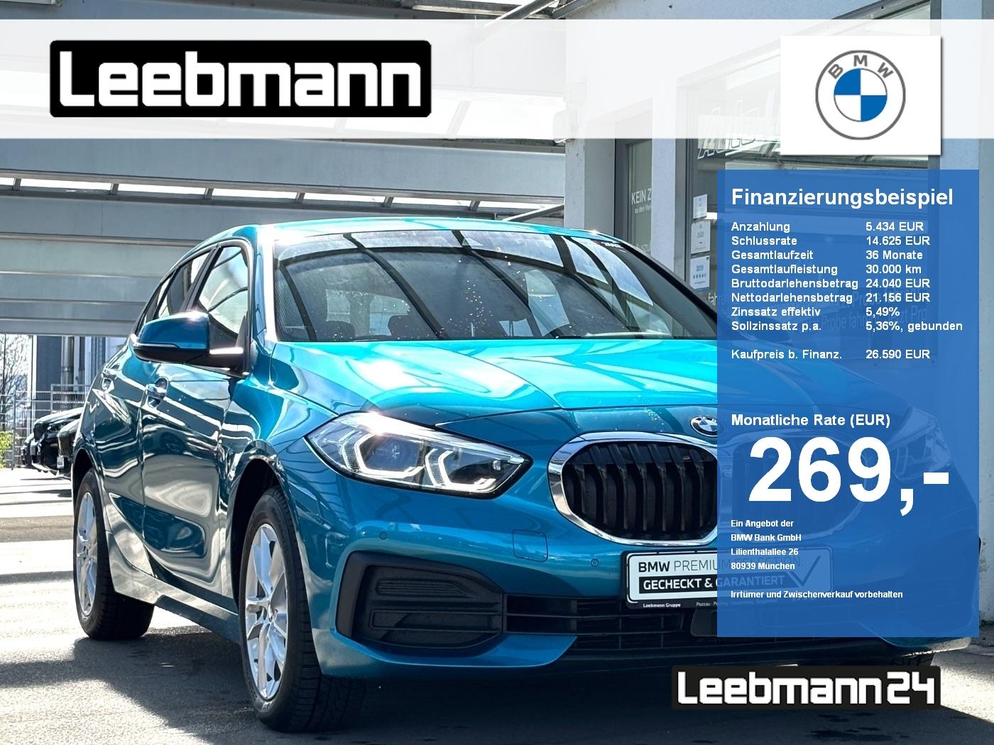 BMW 118d Aut. Adv. ACC/HK Hifi/AHK 2 JAHRE GARANTIE