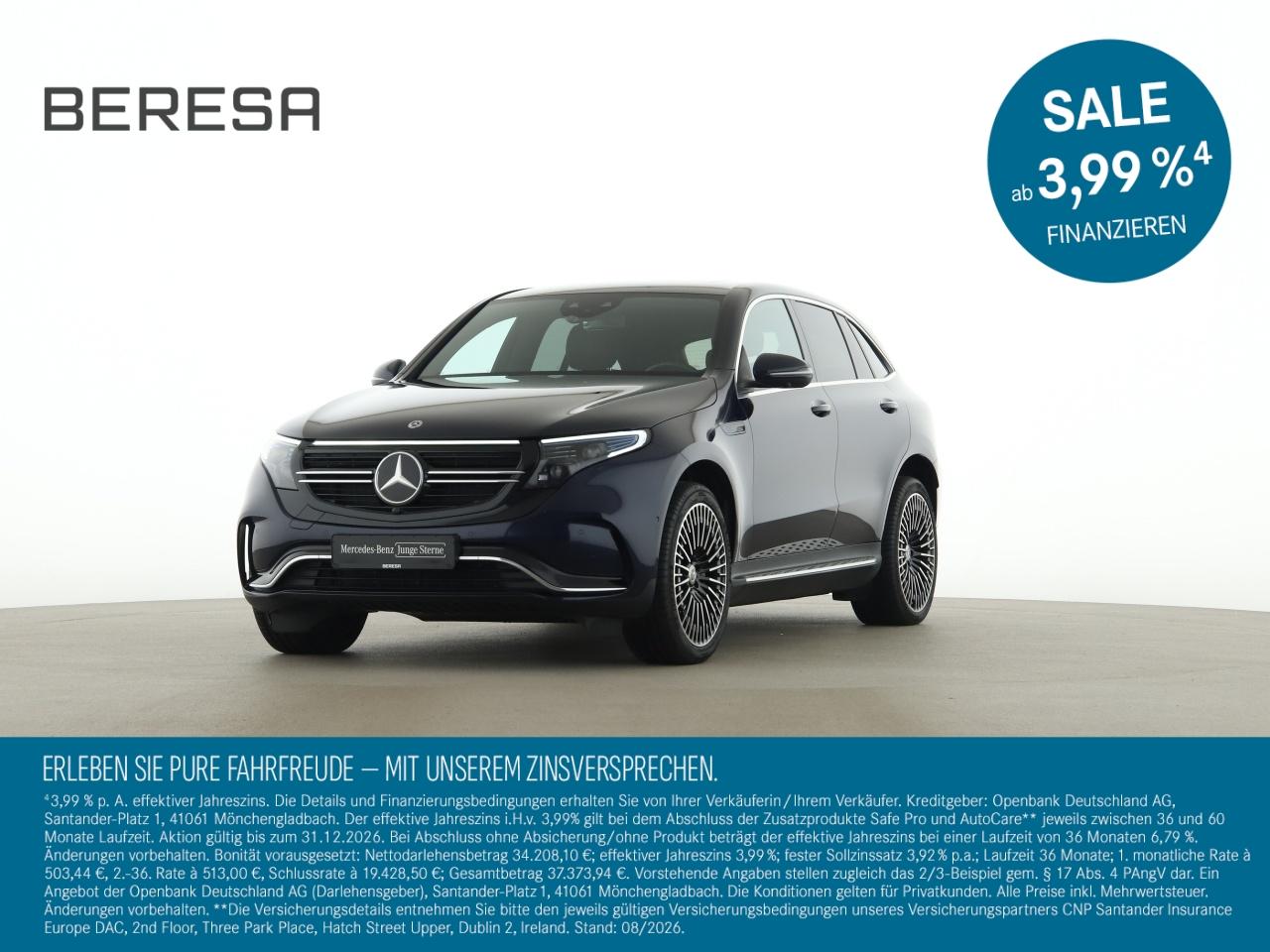 Mercedes-Benz EQC 400 4M AMG AHK HUD Leder 360° SHD Distr.