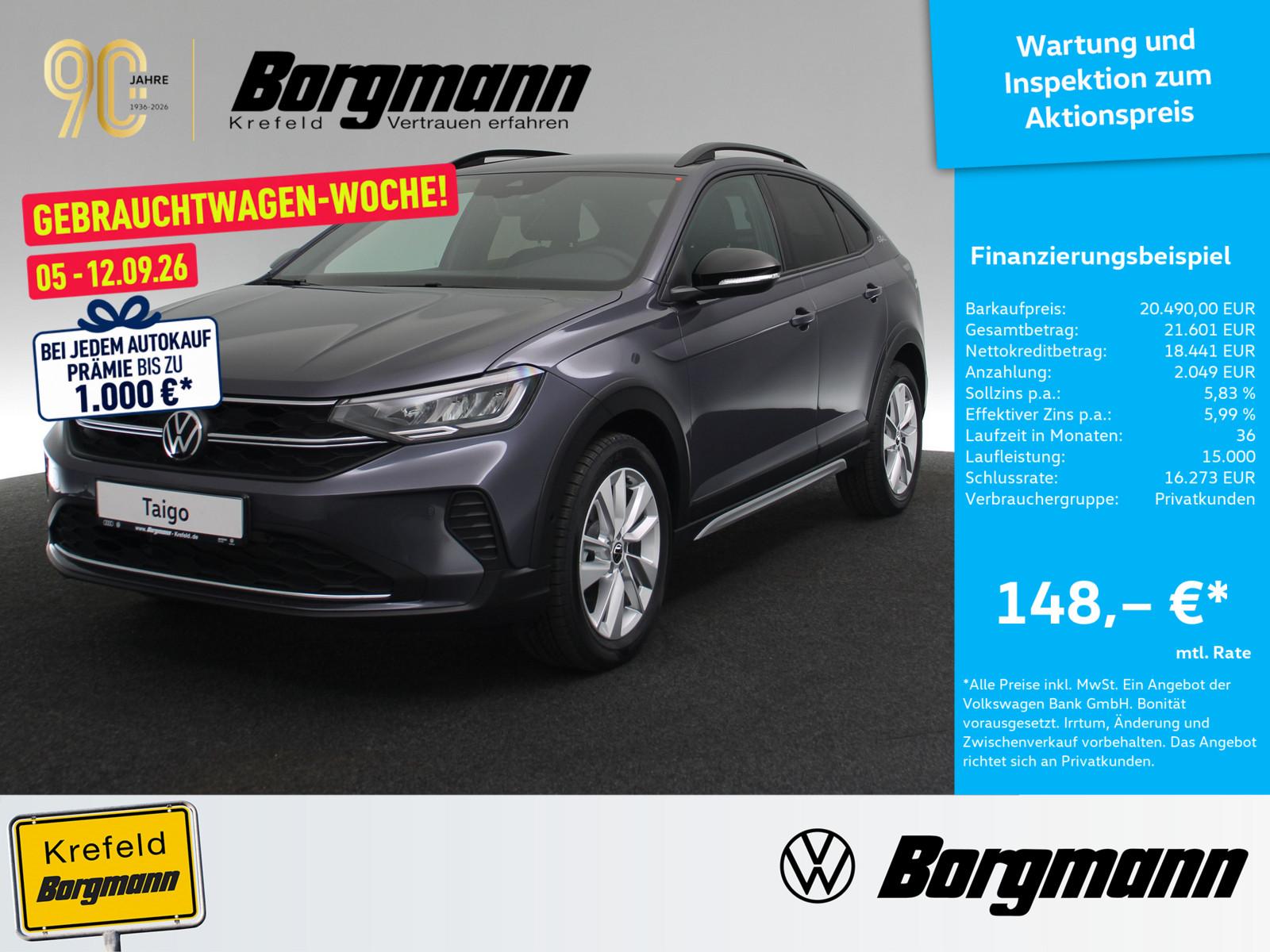 Volkswagen Taigo 1.0 TSI Goal ACC NAVI SHZ PDC KLIMA