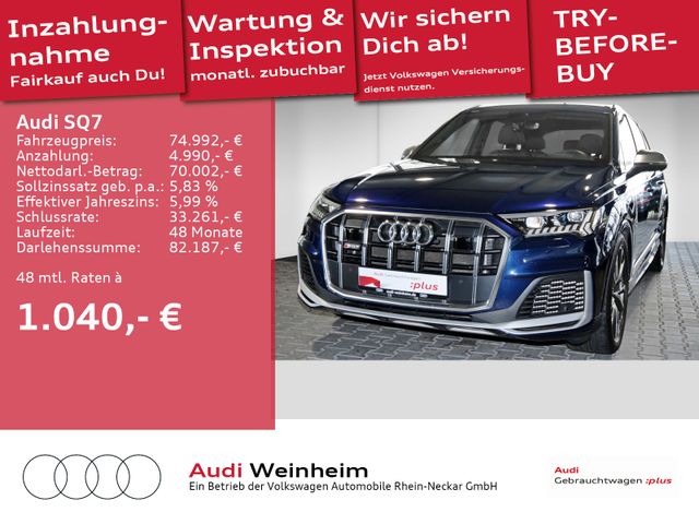 Audi SQ7 40 TFSI quattro 7-Sitze AHK Standheizung Nav