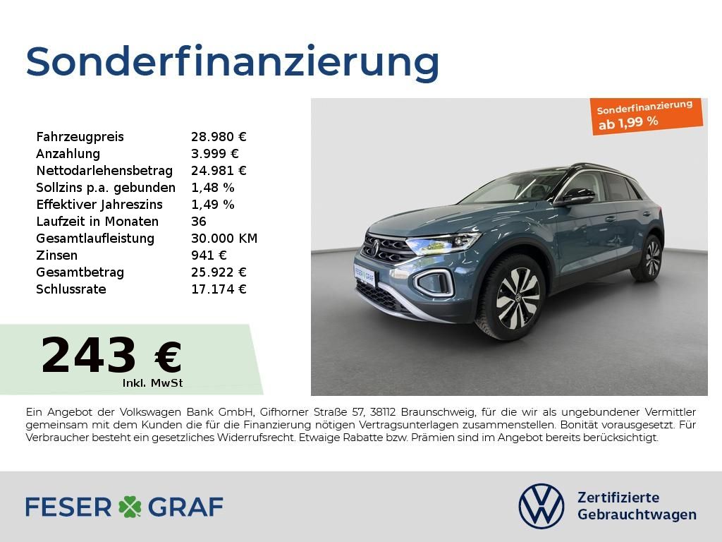 T-Roc GOAL 2.0 TDI DSG RFK AHK LED Navi BLIS