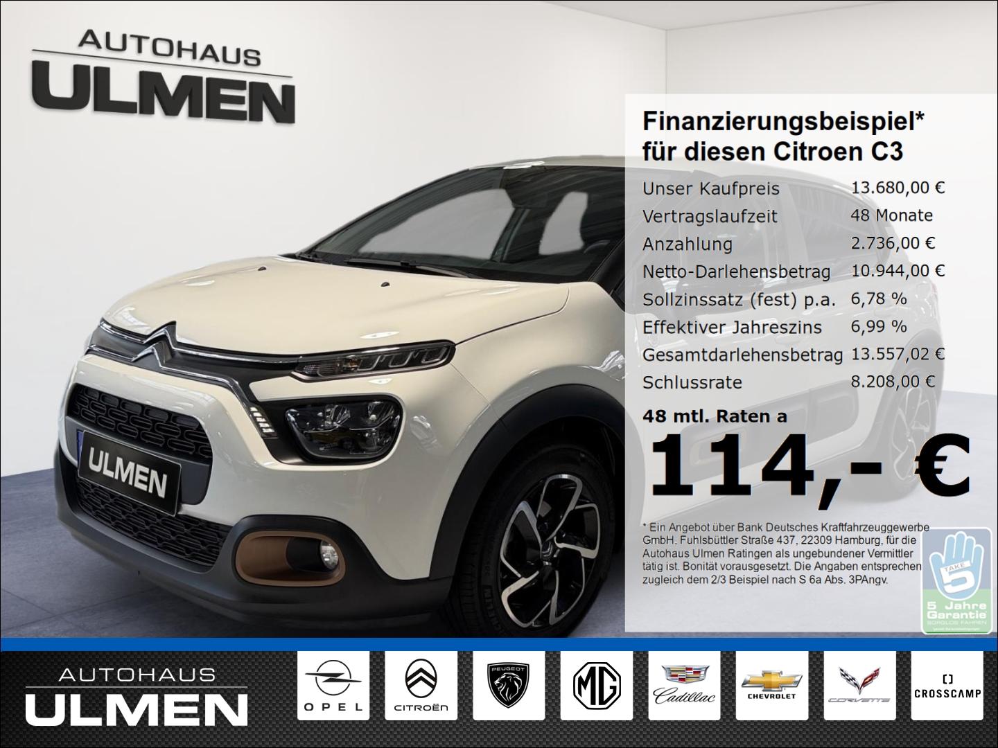 Citroën C3 C-Series 83 Apple CarPlay Android Auto Klimaa