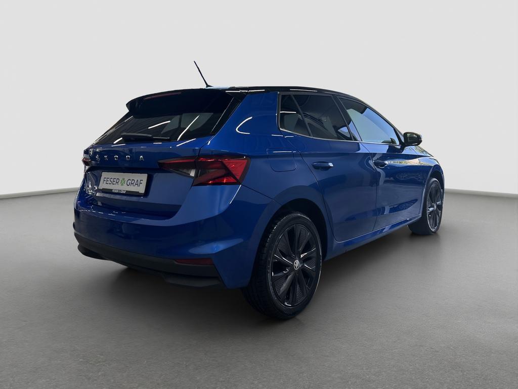 Skoda Fabia 2022 г. Синий, пробег 34815 км