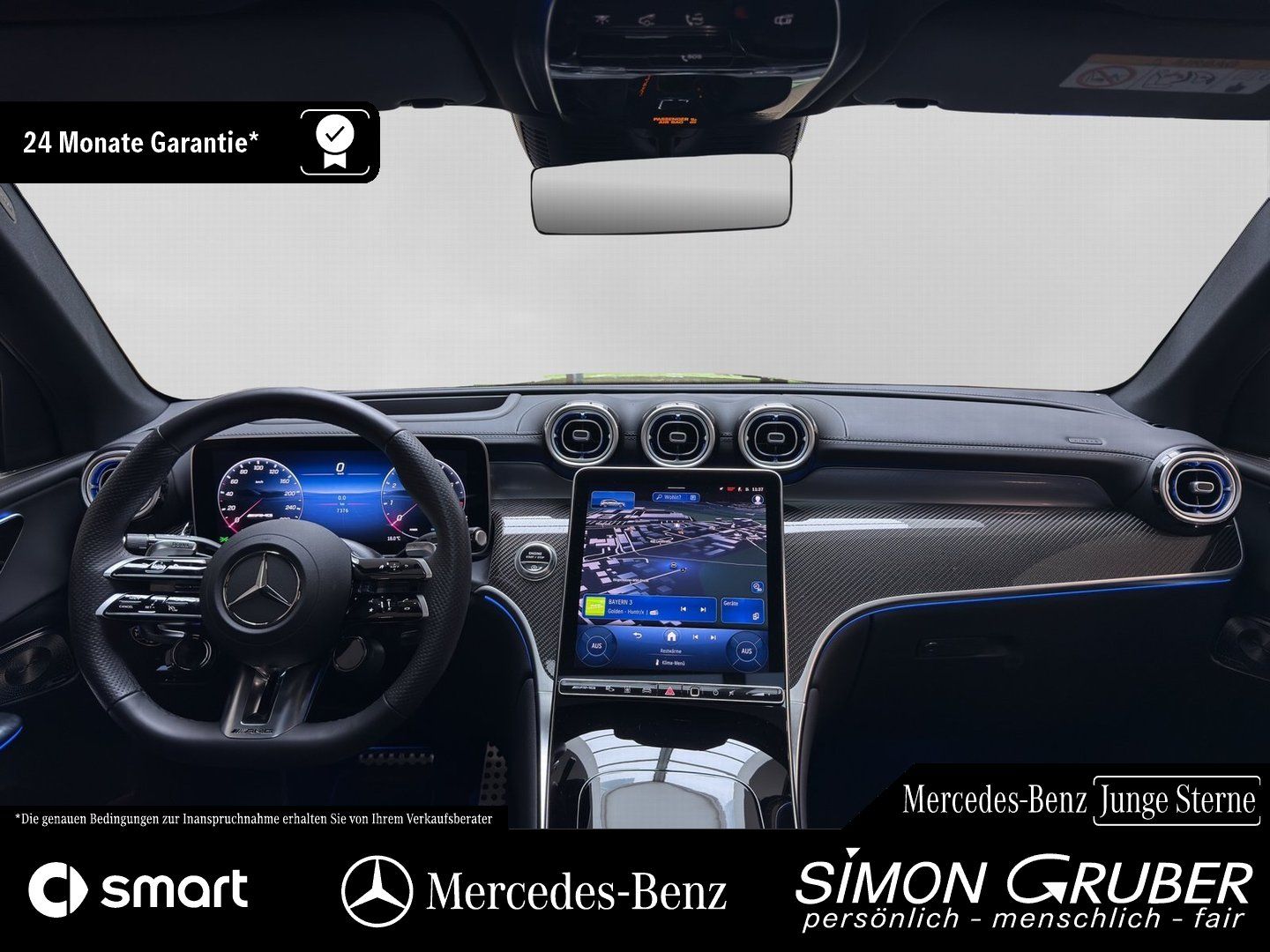 Fahrzeugabbildung Mercedes-Benz GLC 43 4M Night Carbon Nappa Pano Premium+ AHK